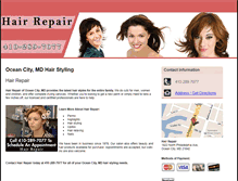 Tablet Screenshot of hairrepairsalon.com